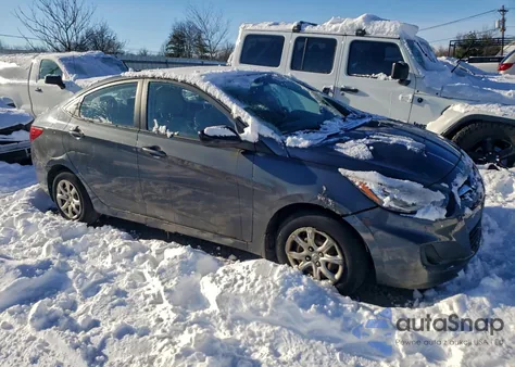 2012 Hyundai Accent Gls from USA, damaged, VIN KMHCT4AE0CU255567